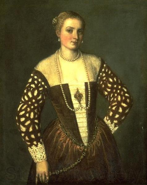 Paolo Veronese Portrait de femme Spain oil painting art